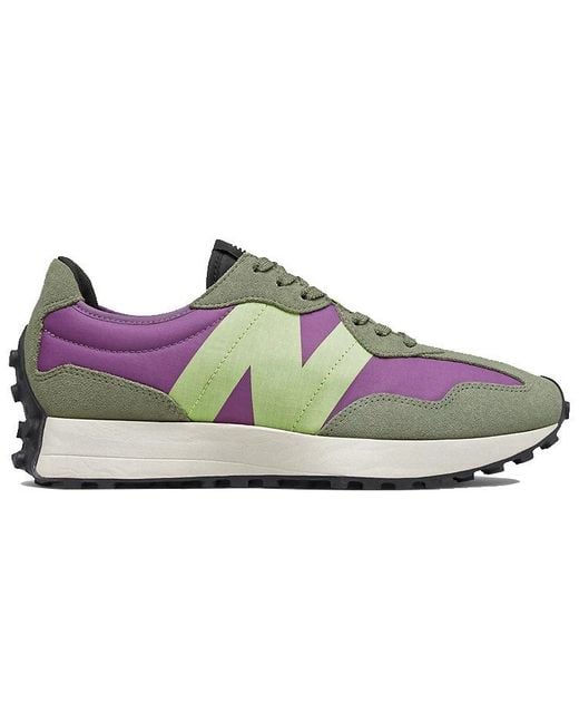 New Balance Purple 327 'Sour Grape Bleached Lime Glow' for men