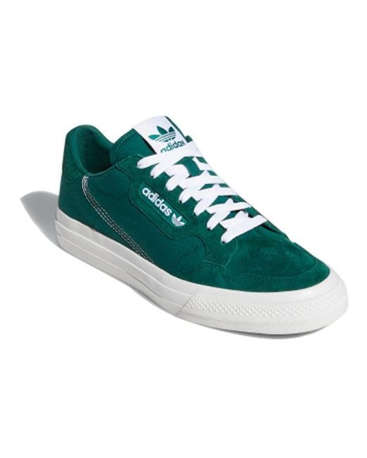 Adidas Green Continental Vulc 'Collegiate Cloud' for men