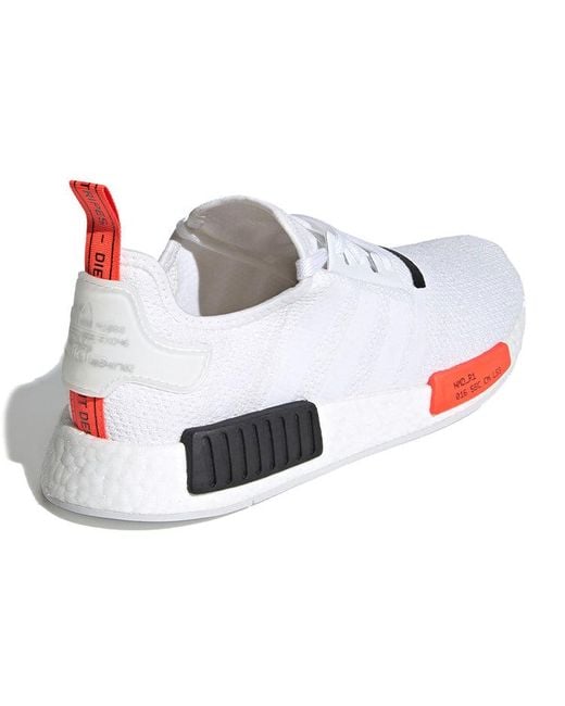 Adidas White Nmd_R1 'Solar Tab' for men