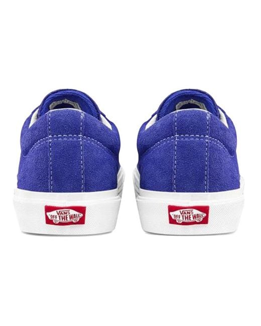 Vans Blue Sk8 Mid Sid Suede Baja for men
