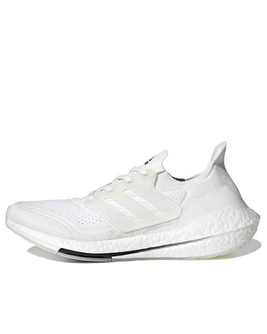 Adidas White Ultraboost 21 Primeblue 'Non Dyed' for men