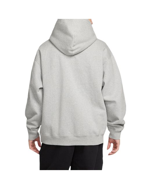 Nike Gray X Stussy Logo Hoodie for men