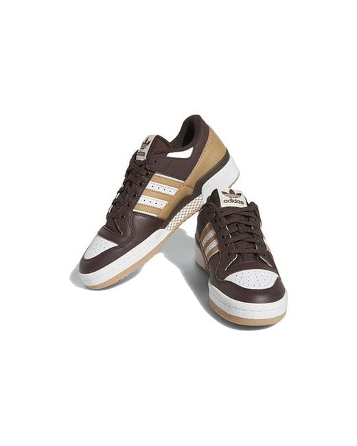 Adidas Brown Forum 84 Low Adv 'Dark Ecru Tint' for men