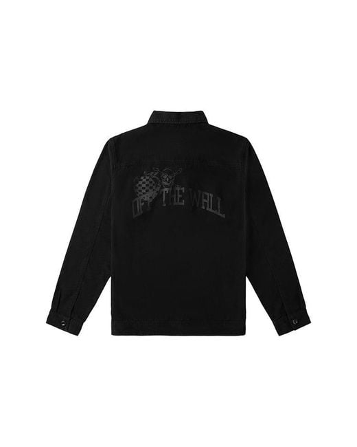 Vans Black New Varsity Drill Chore Coat Jacket for men