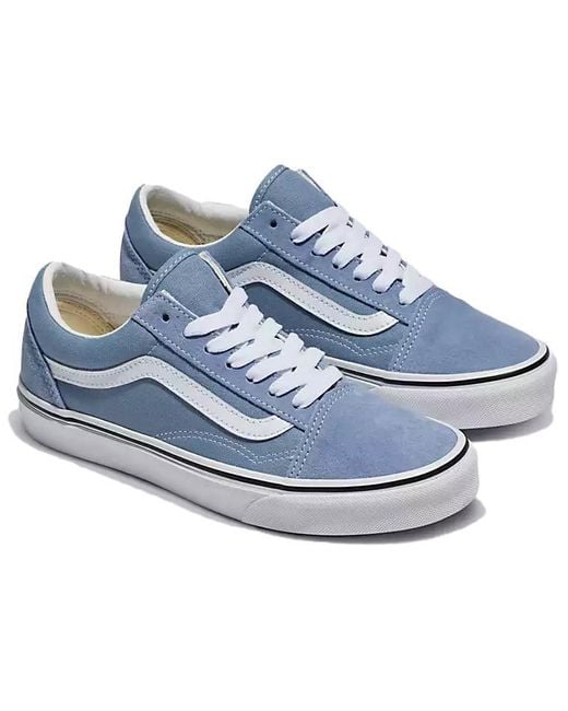 Vans Blue Color Theory Old Skool Shoes for men