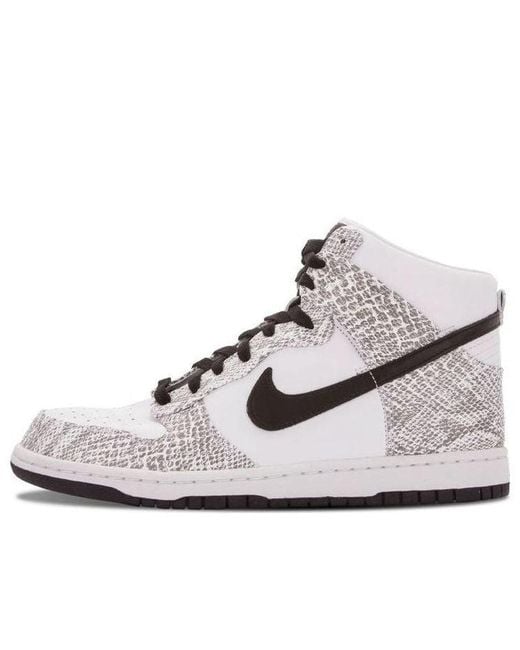 Nike White Dunk Prm Hi Sp 'Cocoa Snake' for men