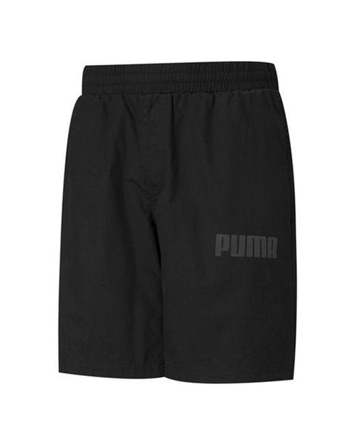 PUMA Black Modern Basics 8" Shorts for men
