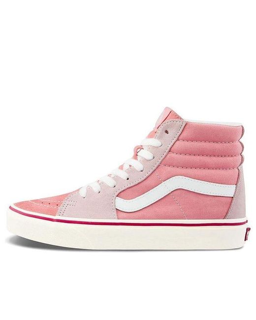 Vans Pink Sk8-Hi for men