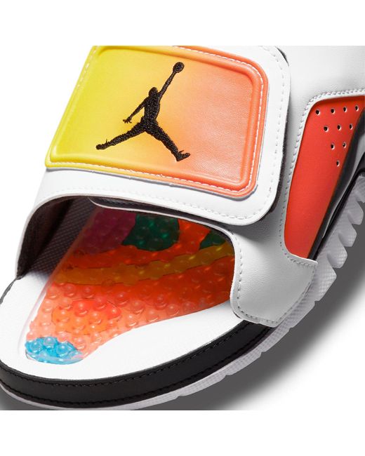 Nike White Hydro 6 Retro Slides 'Dongdan Beijing Tour' for men