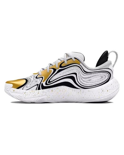Under Armour White Spawn 6 Metallic' for men