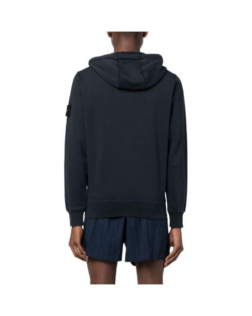 Stone Island Blue Full Zip Jacket for men