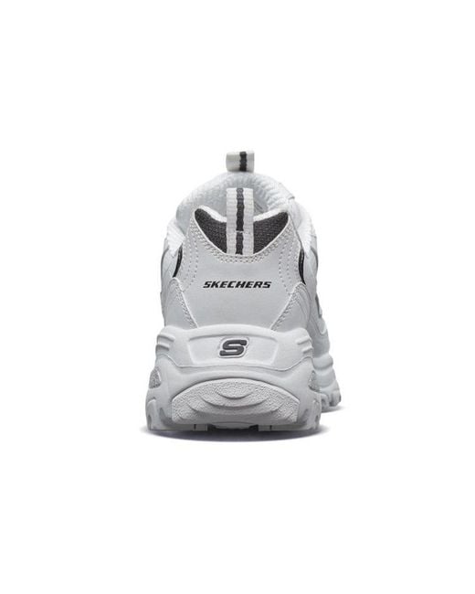 Skechers White (Wmns) D'Lites Gs