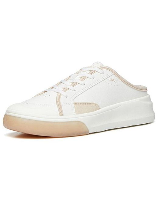 Anta White (Wmns) Life Series Slip-On 'Champagne'
