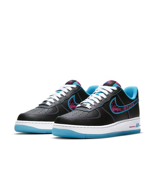 Nike Blue Air Force 1 '07 Lv8 'Miami Nights' for men