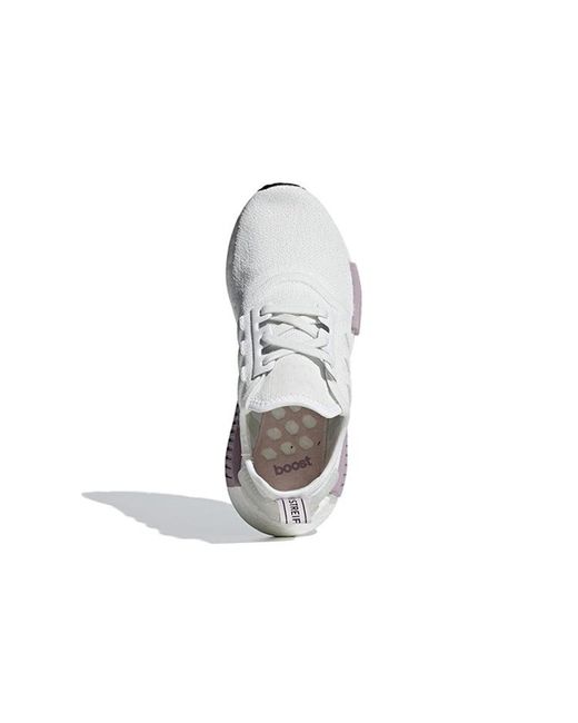 Adidas White (Wmns) Nmd_R1 Orchid'