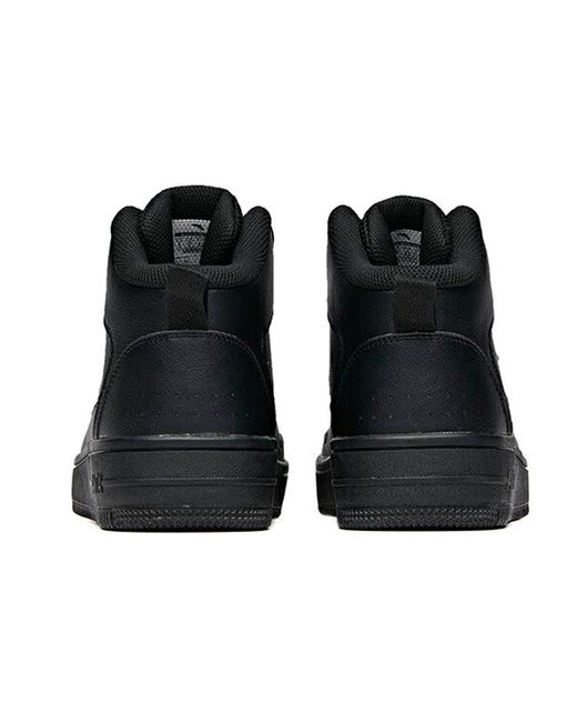 Anta Black Skateboarding Series Sneakers High for men