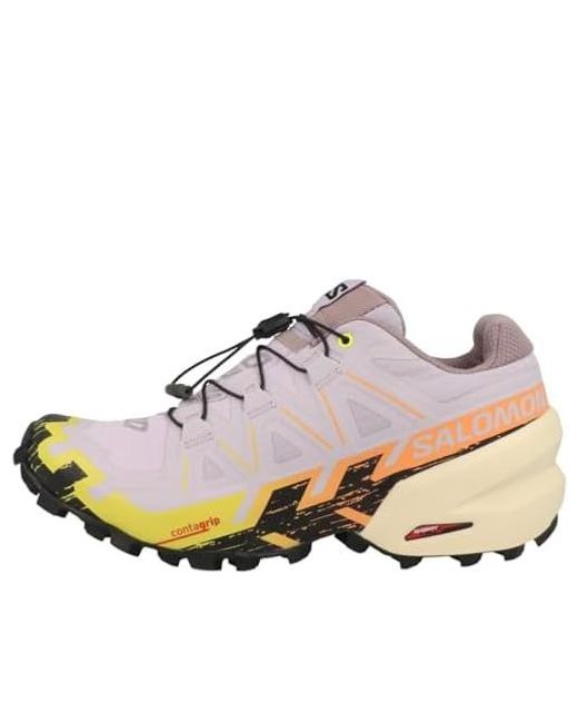 Salomon White (Wmns) Speedcross 6 'Orchid Petal Sulphur Spring'