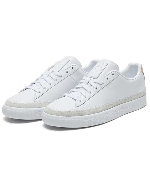 PUMA White Basket Trim Block Team' for men