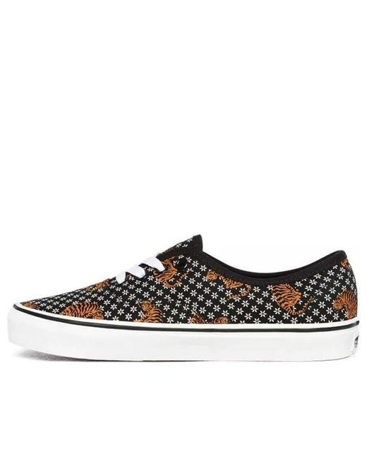 Vans Black Authentic 'Tiger Floral' for men