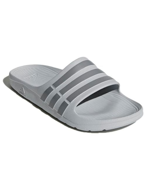 Adidas Gray Duramo Slide for men