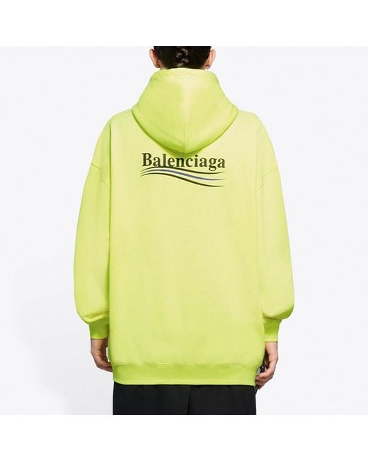 Balenciaga Yellow (Wmns) Alphabet Logo Hoodie