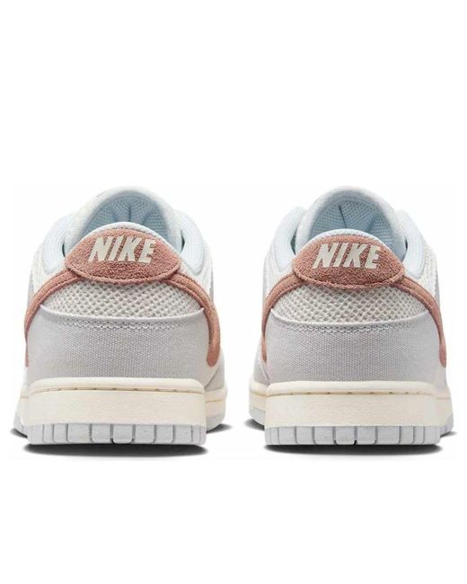 Nike White Dunk Low Retro Se 'Fossil Rose' for men