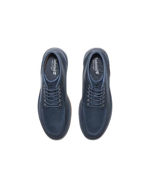 Timberland Blue Newmarket Ii Moc Toe Chukka Boots Nubuck' for men