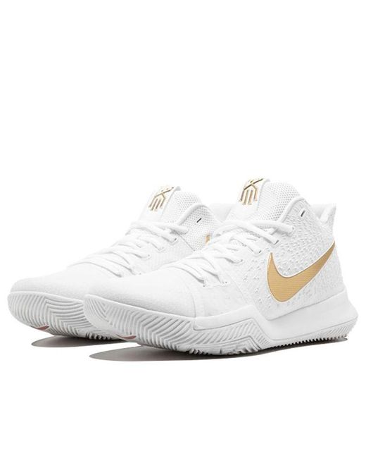 Nike White Kyrie 3 'Finals' for men
