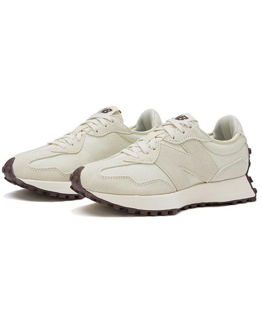 New Balance White 327