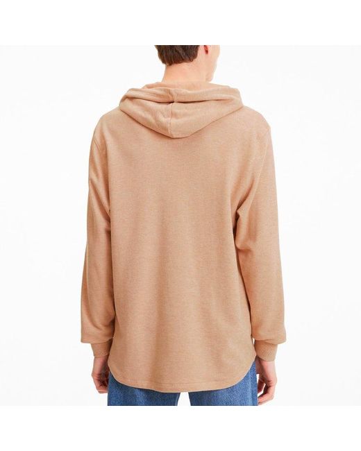 PUMA Orange Fusion Logo Hoodie for men