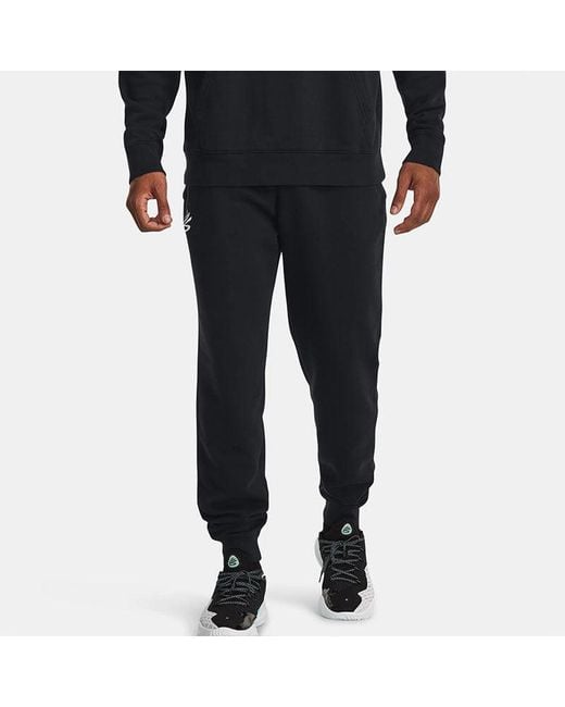 Under Armour Black Curry Splash Jogger Pants for men
