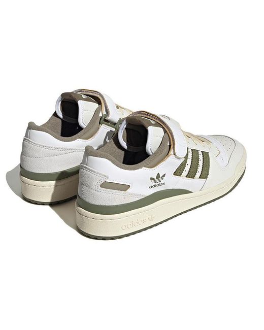Adidas White Originals Forum 84 Low for men