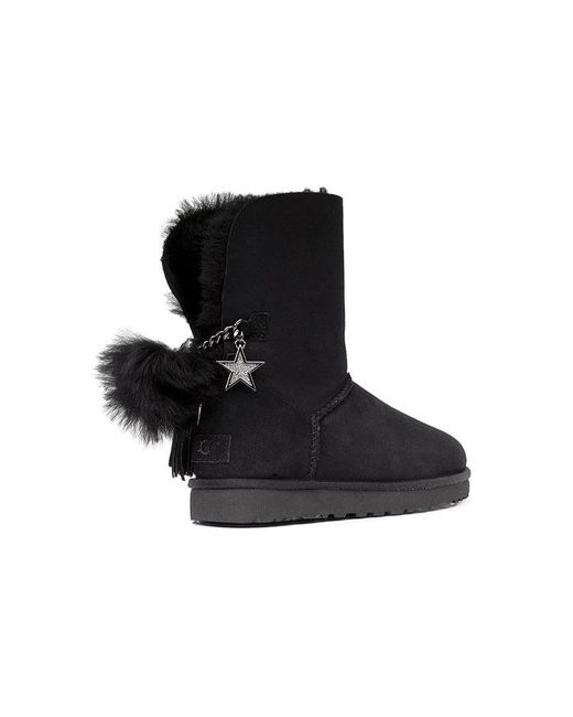 Ugg Black (Wmns) Classic Bling Charm Boot