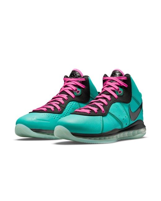 Nike Blue Lebron 8 Retro 'South Beach' 2021 for men
