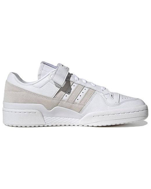 Adidas White Originals Forum 84 Low 'Clear' for men