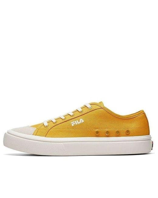 Fila Yellow (Wmns) Fila Benetti Canva Shoes