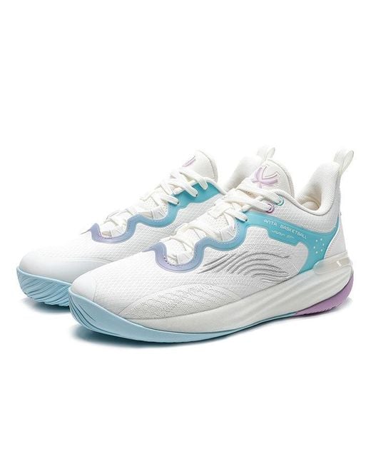 Anta Blue Basketball Shoes for men