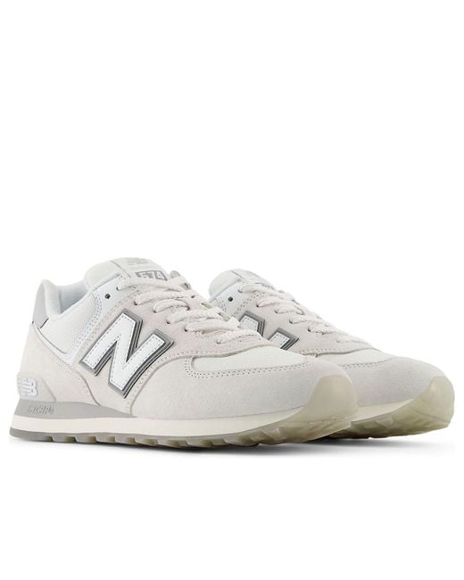 New Balance White 574 'Reflection' for men