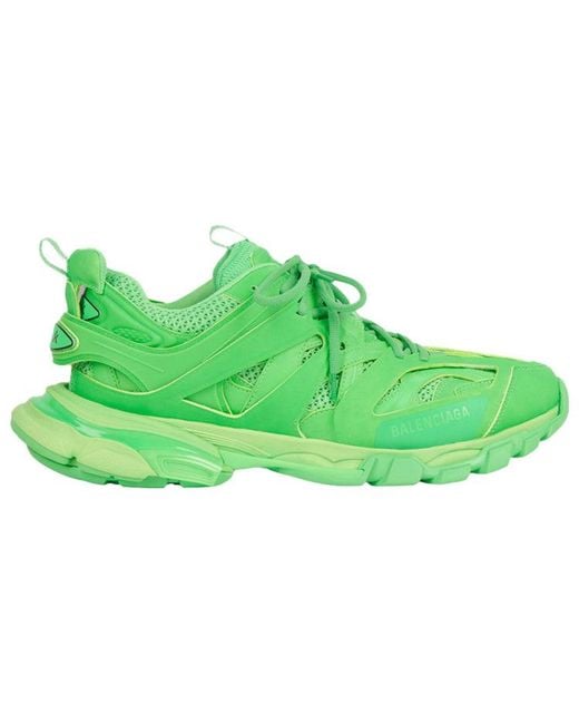 Balenciaga Green Track Trainer 'Fluo' for men