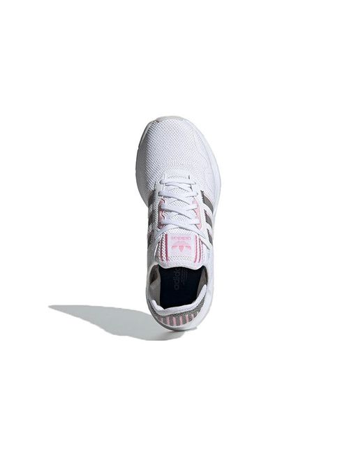 Adidas White (Wmns) Swift Run X Charcoal Solid'