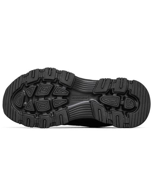 Skechers Black (Wmns) D'Lites Leisure Chunky Shoes