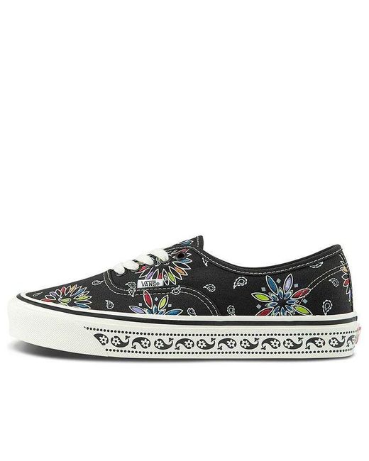 Vans Black Authentic 44 Dx 'Paisley for men