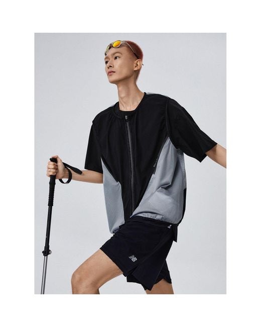 New Balance Blue Vest With Mesh Pocket