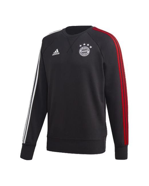 Adidas Blue Fcb Swt Top Bayern Munich Soccer/Football Sports Pullover for men