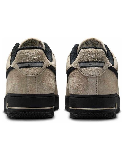 Nike Black Air Force 1 '07 Lv8 'Desert Khaki' for men