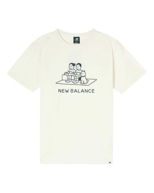 New Balance White X Noritake Sports Tee