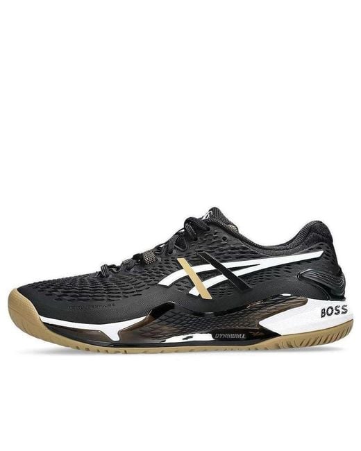 Asics Gel-Resolution 9 X Hugo Boss Camel' in Black for Men | Lyst