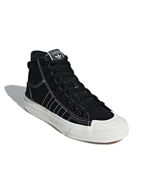 Adidas Black Nizza Rf Hi 'Core' for men