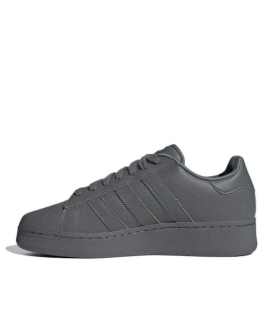 Adidas Gray Originals Superstar Xlg for men