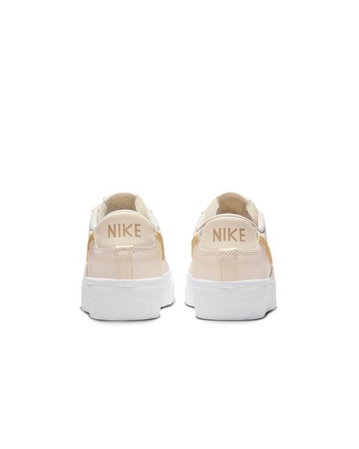 Nike White (Wmns) Blazer Low Platform 'Pale Ivory Saturn'